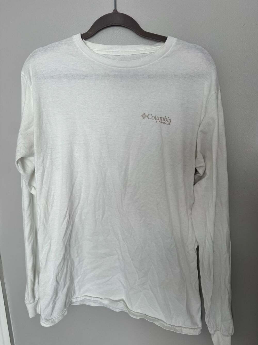 Columbia PHG Performance Hunting Gear White Long Sleeve Graphic T-Shirt